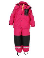 Abeko Jack fleece-lined set - Cerise
