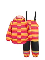 Abeko Kid set - Cerise AOP