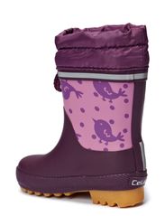 Thermal wellies -printed w.lining 