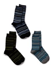Decoy Kids Boys striped sock 3-pack