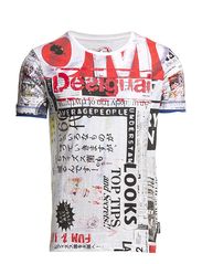 Desigual TS_WHITE NEWSPAPER