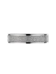 Dyrberg/Kern MABEL - SHINY SILVER/CRYSTAL