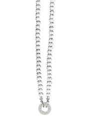 Dyrberg/Kern KAYLONG - SHINY SILVER/CRYSTAL