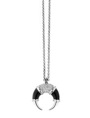 Dyrberg/Kern RODENTIA - SHINY SILVER/CRYSTAL