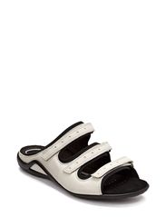 ECCO VIBRATION II SANDAL - SHADOW WHITE/BLACK
