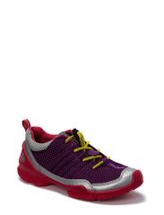 ECCO BIOM TRAIN KIDS - LIGHT SILVER/PURPLE GLOW