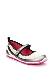 ECCO BIOM LITE KIDS - SILVER METALLIC/WHITE