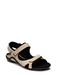ECCO VIBRATION II SANDAL - OYESTER/BLACK