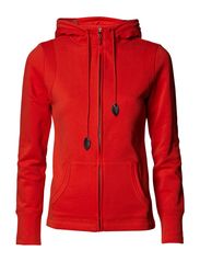 Esprit Casual HOODED ZIP CARDIGAN - CALIFORNIA ORANGE