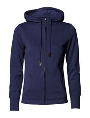 Esprit Casual HOODED ZIP CARDIGAN - WATER BLUE