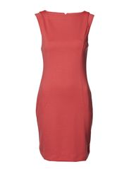 Esprit Casual knitted dresses - MARKET RED