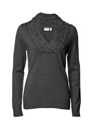 Esprit Casual Sweater - DARK GRANIT MELANGE