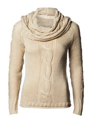 EDC by Esprit wide cable cowl - WINTER WHITE