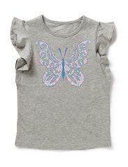Esprit Kids T-Shirts - MEL OXFORD GREY