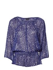 Fransa Hoprint 3 - Cornflower blue mix