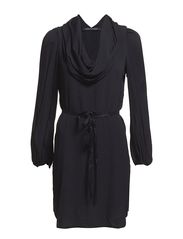 French Connection Valli Viscose Ls Cwlnk Tie Drs