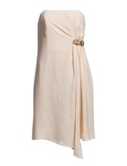 French Connection FARROW CREPE STRAPLESS DRESS