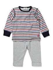 French Connection SIMON STRIPE L/S TOP & TROUSER