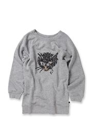 French Connection MIOW SEQUIN SWEAT RAGLAN TOP