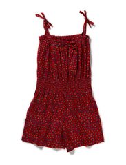 French Connection DITSY LEAF COTTON JUMPSUIT
