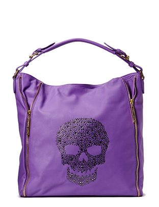 Friis2 Plimadolia Skull Shoulder Bag - Purple