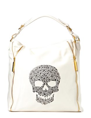 Friis2 Plimadolia Skull Shoulder Bag - White