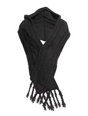 Dana Hooded Knit scarf 