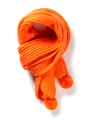 Friis & Company Hiss Knitted Scarf - Orange
