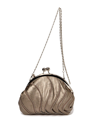 Friis & Company Liffey Clutch - Gunmetal