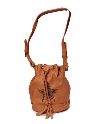 Friis & Company Ashy star Bucketbag - Nude