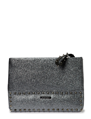 Friis & Company Splash Clutch - Silver