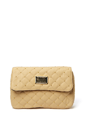 Friis & Company Hin Quilted Clutch - Nude