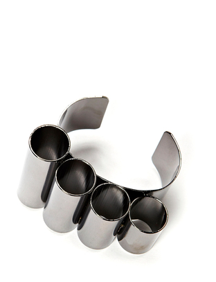 Friis & Company Arnoldi Bangle - Gunmetal