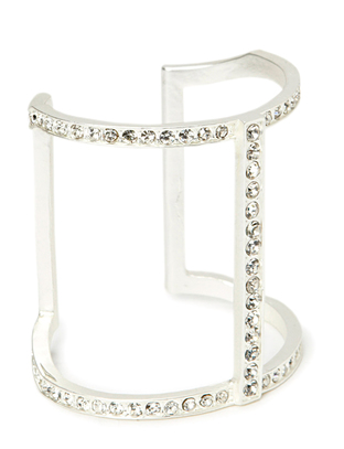 Friis & Company Naas Bangle - Brushed Silver