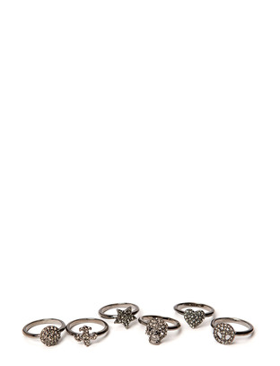Friis & Company Pear Ring Set