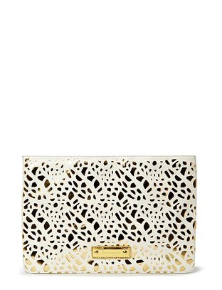 Friis & Company Burmeese Clutch - White