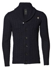 G-star cl ea sh cr l/s - dk marine htr