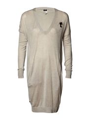 G-star dot long v l/s - shell grey