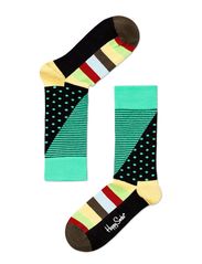 Happy Socks DOTS & STRIPE GRÖN