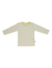 Holly's Tee L/S Baby - White/Yellow
