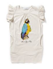How to kiss a frog Dress w wings/ macaw