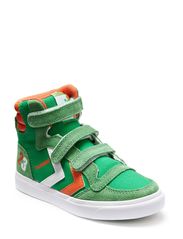 Hummel Hummel Stadil High Jr-Cs - FERN GREEN/GOLDEN POPPY/WHITE