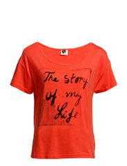 ICHI T-shirt - Hot Coral