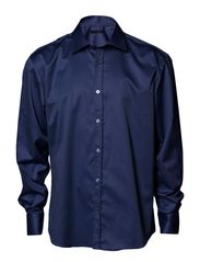 Jack & Jones andrew shirt l/s tight fit sup - DARK BLUE