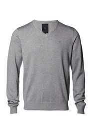 Jack & Jones premium v-neck cot pr sup - LIGHT GREY MELANGE