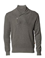 Jack & Jones ZORRO SHAWL NECK 11/12 11 CORE - MIDDLE GREY MELANGE