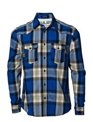 Jack & Jones PUNK SHIRT L/S 1-2 12 - CORE - PRINCESS BLUE