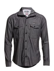 Jack & Jones FRICTION SHIRT L/S 1-2 12 - CORE - OPTICAL WHITE