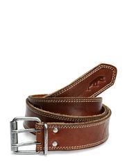 Jack & Jones HOLE BELT NOOS - BROWN
