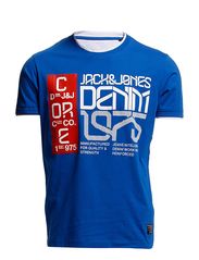 Jack & Jones MAXO TEE S/S COR 1/2 12 - PRINCESS BLUE
